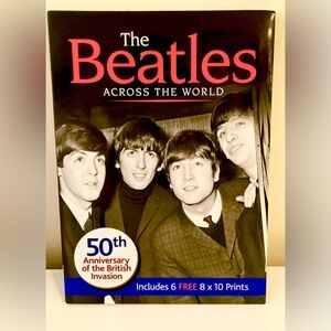 The Beatles Across the World Book w Free Prints Collector’s Edition
